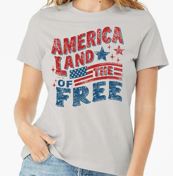 America Land Of The Free - DTF Transfer