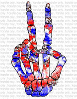 Patriotic Peace Hand - Waterslide, Sublimation Transfers