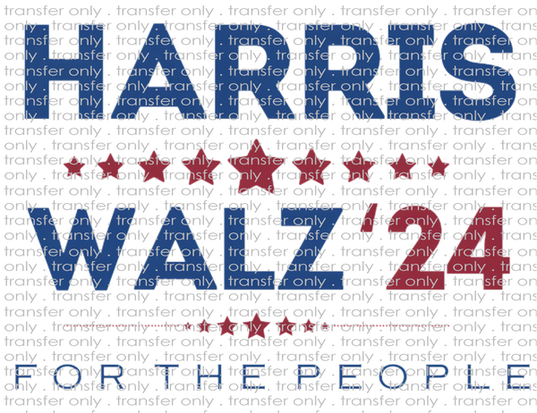 Kamala 2024 - Waterslide, Sublimation Transfers