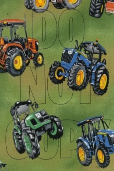 Tractors - Popsicle Holder Design - Sublimation Transfers