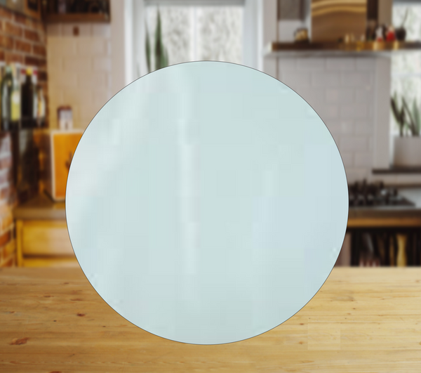 11.8" Round Glass Cutting Board -  Sublimation Blank