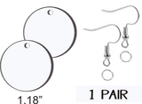 Round Earring Pair - Sublimation Blanks