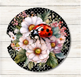 Ladybug - Car Coaster & Keychain Transfer