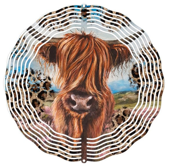 Country Cow - Wind Spinner - Sublimation Transfers