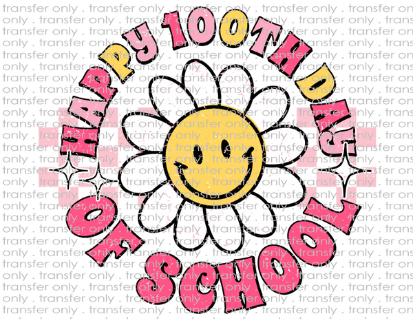 100 Days of School - Waterslide, Sublimation Transfers