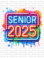 Senior 2025 - Waterslide, Sublimation Transfers