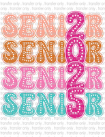 Senior 2025 - Waterslide, Sublimation Transfers