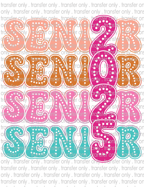 Senior 2025 - Waterslide, Sublimation Transfers