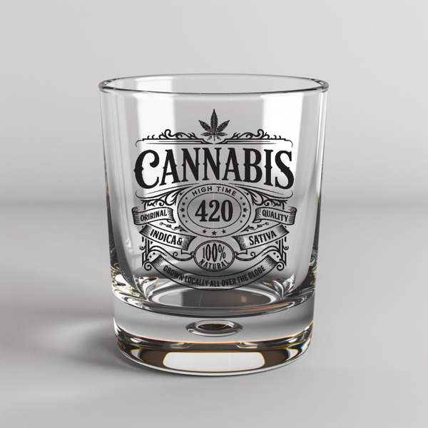 Cannabis 420 Label - UV DTF Decals – Crafty Bucks