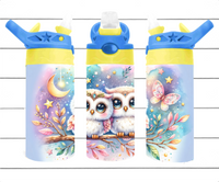 Owls - 12 oz Tumbler Wrap - Vinyl Transfers