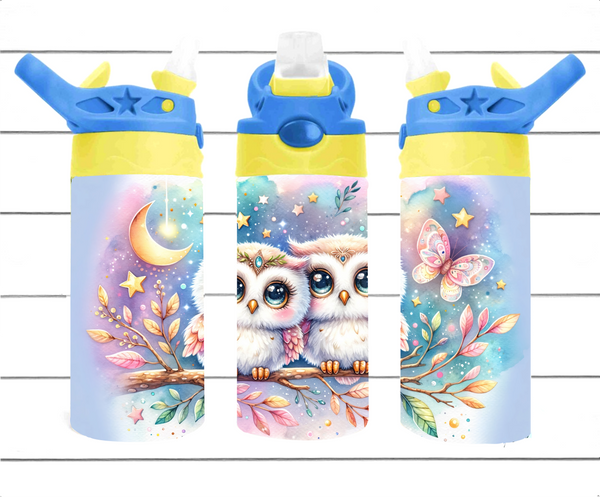 Owls - 12 oz Tumbler Wrap - Vinyl Transfers