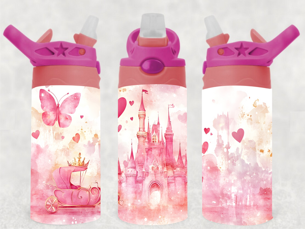 Fairytale Castle - 12 oz Tumbler Wrap - Vinyl Transfers