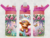 Ballerina Cow - 12 oz Tumbler Wrap Sublimation Transfers