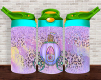 Princess Carriage - 12 oz Tumbler Wrap Sublimation Transfers