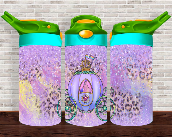 Princess Carriage - 12 oz Tumbler Wrap Sublimation Transfers