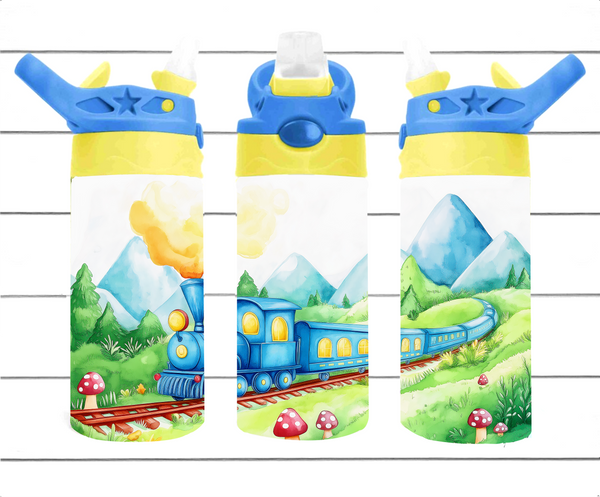 Choo Choo Train - 12 oz Tumbler Wrap - Vinyl Transfers