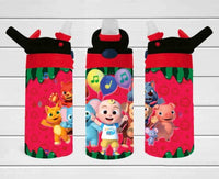 Character J.J. - 12 oz Tumbler Wrap Sublimation Transfers