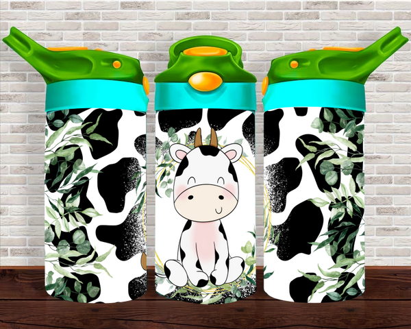 Cute Cow - 12 oz Tumbler Wrap Sublimation Transfers