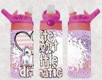 Cute Smart & A Little Dramatic Unicorn - 12 oz Tumbler Wrap Sublimation Transfers