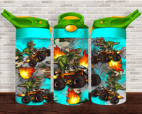 Dinos & Monster Trucks- 12 oz Tumbler Wrap Sublimation Transfers