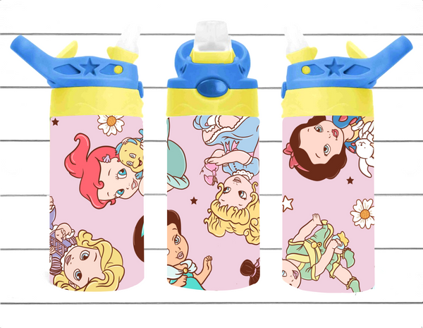 Characters - 12 oz Tumbler Wrap - Vinyl Transfers