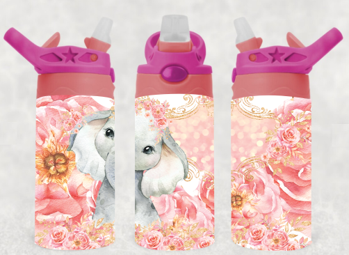 Prissy Elephant - 12 oz Tumbler Wrap - Vinyl Transfers