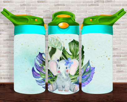 Baby Elephant - 12 oz Tumbler Wrap Sublimation Transfers