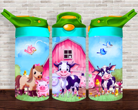 Farm Animals - 12 oz Tumbler Wrap - Vinyl Transfers