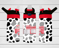 Firetruck & Dalmatian - 12 oz Tumbler Wrap Sublimation Transfers