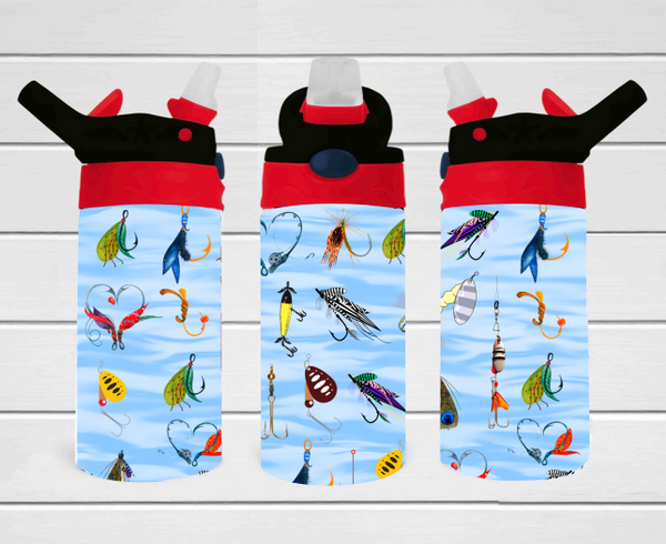 Fishing Lures - 12 oz Tumbler Wrap Sublimation Transfers