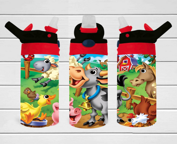 Adorable Farm Animals - 12 oz Tumbler Wrap Sublimation Transfers