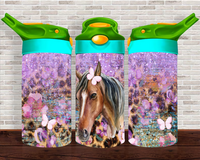 Horse - 12 oz Tumbler Wrap - Vinyl Transfers