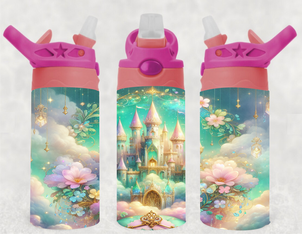 Fantasy Castle - 12 oz Tumbler Wrap - Vinyl Transfers