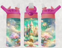 Fantasy Castle - 12 oz Tumbler Wrap Sublimation Transfers