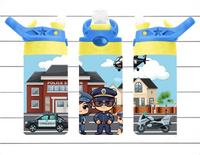 Police - 12 oz Tumbler Wrap - Vinyl Transfers