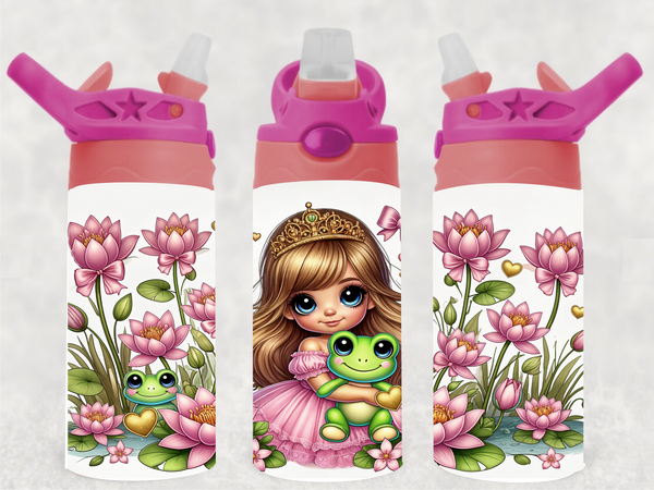 Princess & Frog - 12 oz Tumbler Wrap - Vinyl Transfers