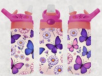 Butterflies - 12 oz Tumbler Wrap - Vinyl Transfers