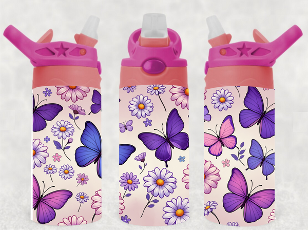 Butterflies - 12 oz Tumbler Wrap - Vinyl Transfers