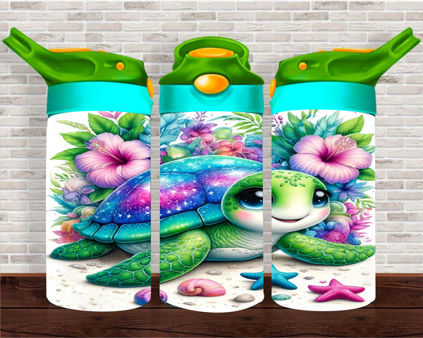 Sea Turtle - 12 oz Tumbler Wrap - Vinyl Transfers