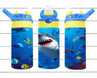 Sharks - 12 oz Tumbler Wrap - Vinyl Transfers