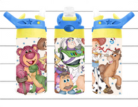 Characters - 12 oz Tumbler Wrap - Vinyl Transfers