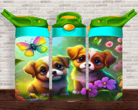 Cute Puppies - 12 oz Tumbler Wrap Sublimation Transfers