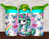 Unicorn- 12 oz Tumbler Wrap - Vinyl Transfers