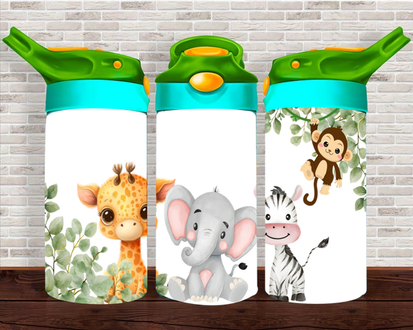 Zoo Animals - 12 oz Tumbler Wrap Sublimation Transfers