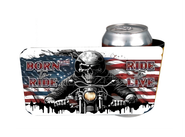 Motorcycle Biker - Slap Wrap - Sublimation Transfers