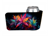 420 Leaves - 12 oz Can Holders & Slap Wrap - Sublimation Transfers