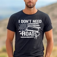 I Don't Need Roads - Screen Print Transfer