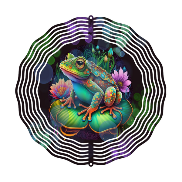 Frog - Wind Spinner - Sublimation Transfers