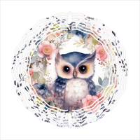 Owl - Wind Spinner - Sublimation Transfers