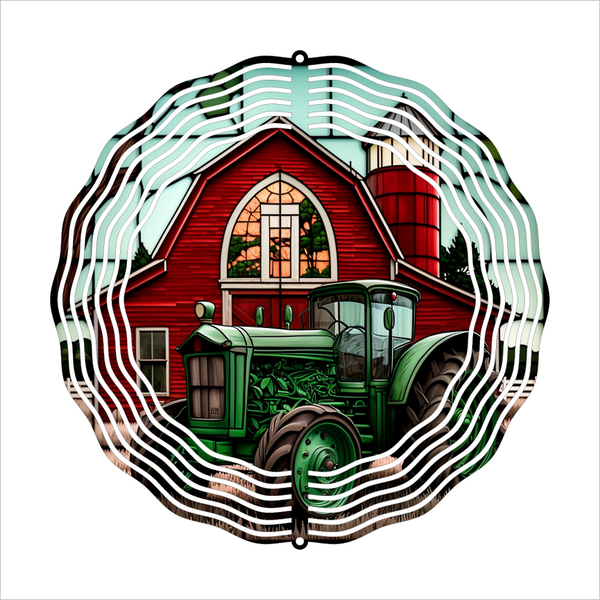 Farm & Tractor - Wind Spinner - Sublimation Transfers